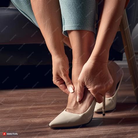 Understanding Swollen Ankles A Visual Guide | Premium AI-generated image