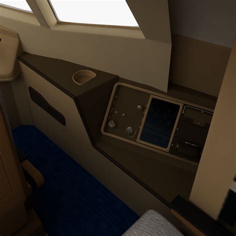 realistic boeing 777 cockpit 3d lwo