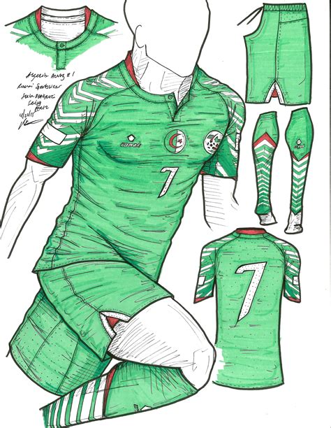 Algeria National Team Kit Proposal on Behance