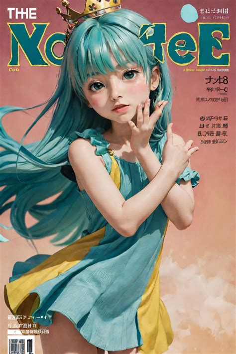 Sugar One Piece，A girl with blue hair and dress is on the cover of a