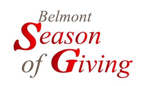 Belmont Season of Giving | Belmont Media Center