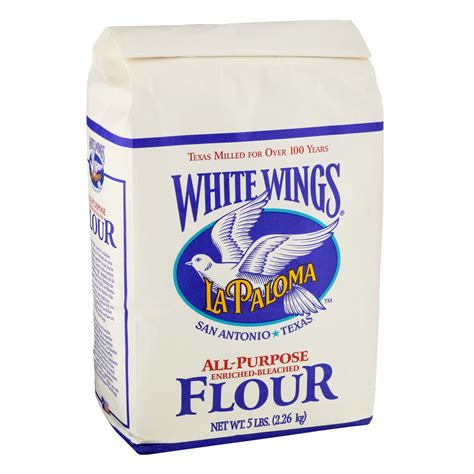 La Paloma White Wings Enriched Bleached All Purpose Flour - Shop Flour