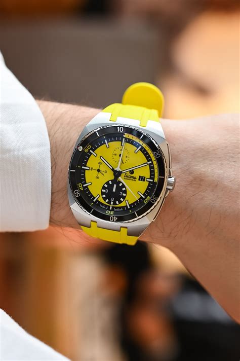 Гоночный желтые часы Tutima Saxon One ZSM Limited Edition — Статьи и ...