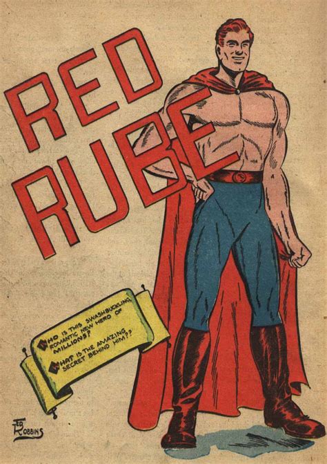 Four-Color Shadows: Red Rube-Ed Robbins-1943