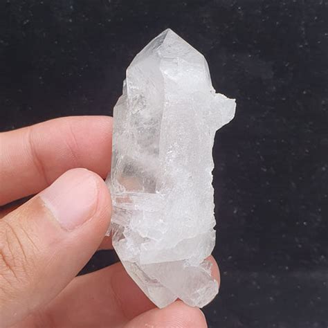 Robust Cluster Of Pointed Terminated Quartz With Vitreous Wet luster ...