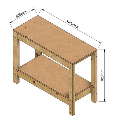 DIY Workbench Plans - Etsy