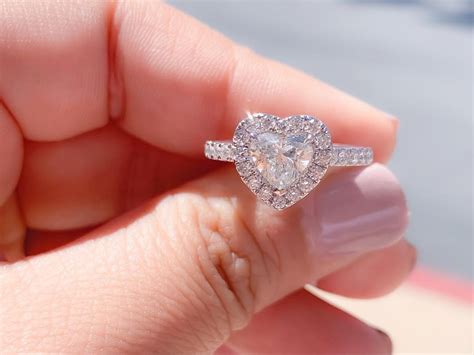 heart shaped engagement rings  sale  ebony heritage blog