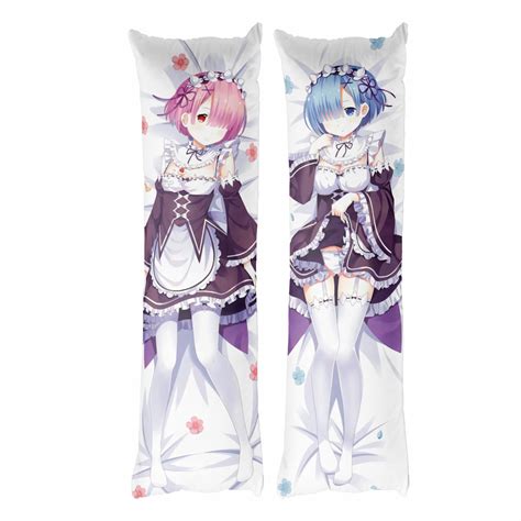 Dakimakura REM i RAM - Re Zero Anime body pillow 14904227626 - Sklepy