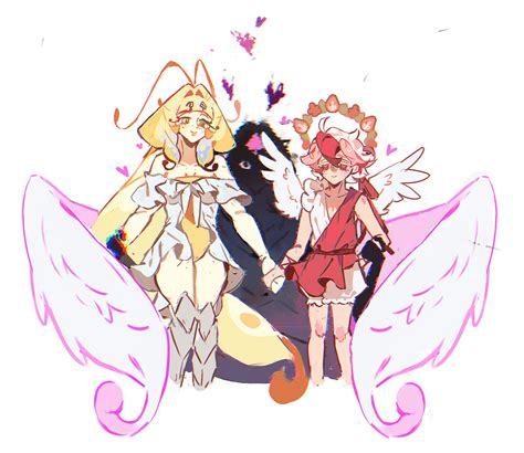 eternal sugar cookie, sugarfly cookie, and pavlova cookie (cookie run