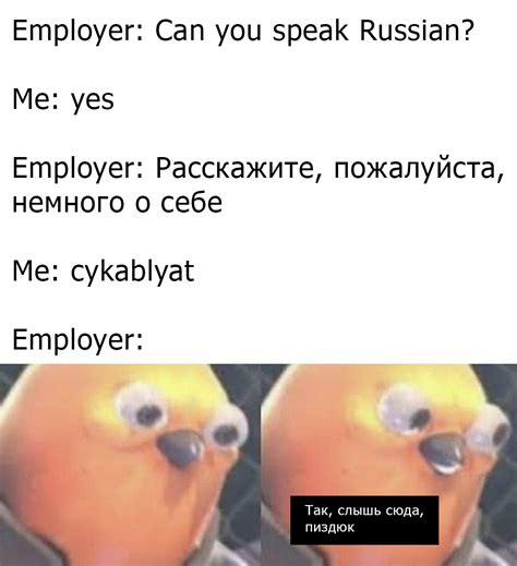 Великий и могучий : r/memes