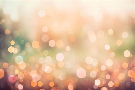 Premium AI Image | Bokeh backdrop with some blur