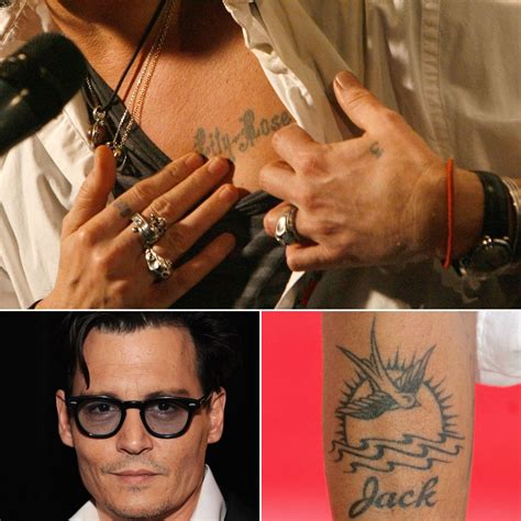 Johnny Depp Tattoos Finger