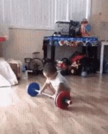 Baby Strong Guy GIF - Baby StrongGuy Weightlifting - Discover & Share GIFs