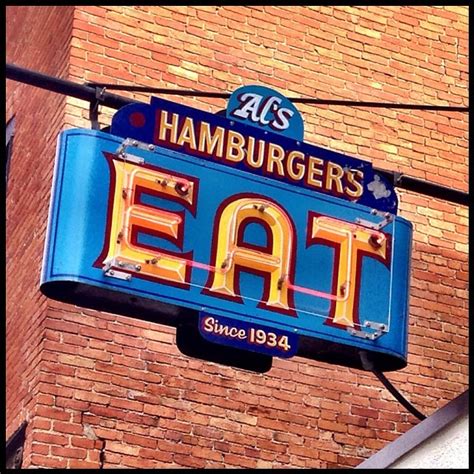All Will Be Revealed Someday • Al’s Hamburgers, since 1934. EAT ...