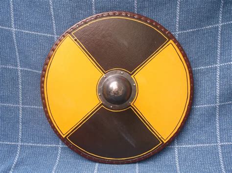 basic  shield viking shield  enactment combat ready simple