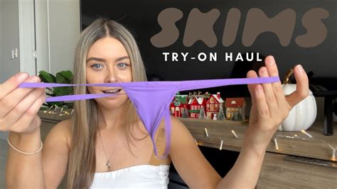 ASMR SKIMS Try-On Haul 🤍🤎 - YouTube