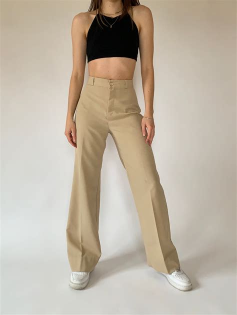 Vintage 1970s Nude Bellbottoms – Holy Thrift