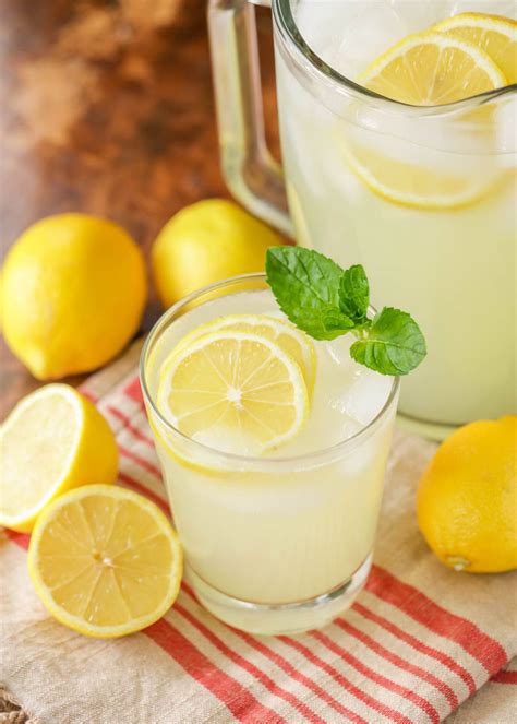 recipe  lemonade lemon juice