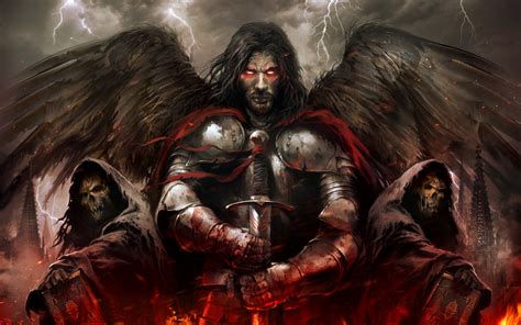 Fallen Angel of Death HD Wallpaper by Atomhawk
