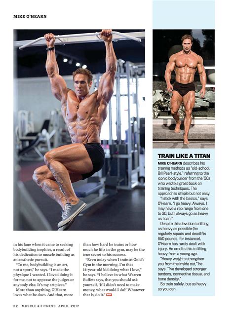 NUTRIMUSCLE - Mike O'Hearn fait les pecs : Actualités, vidéos, études