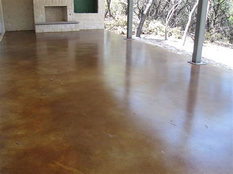 Exterior Stained Concrete Floor Care Guide - Decorative Concrete Experts