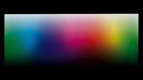 Гигантский пазл из 5000 элементов с изображением цветовой гаммы CMYK (5 ...