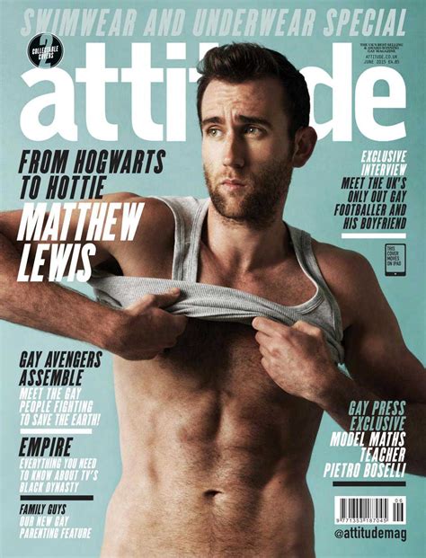 Go Behind The Scenes Of Matthew Lewis' Sexy Attitude Magazine Shoot ...