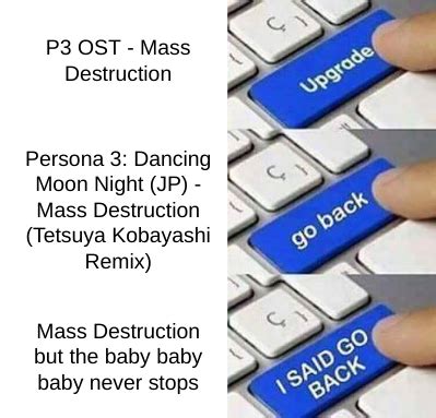 Mass Destruction is such a good song : r/PERSoNA