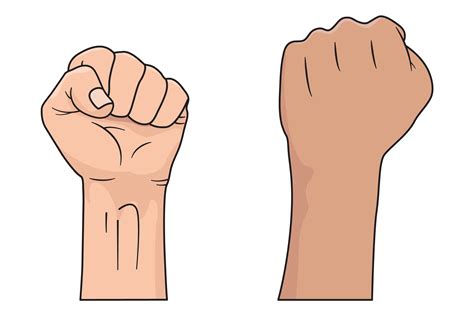 hand drawn clenched support fist afbeelding door looksgoodonyou