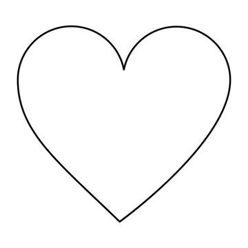 Heart Shape Outline