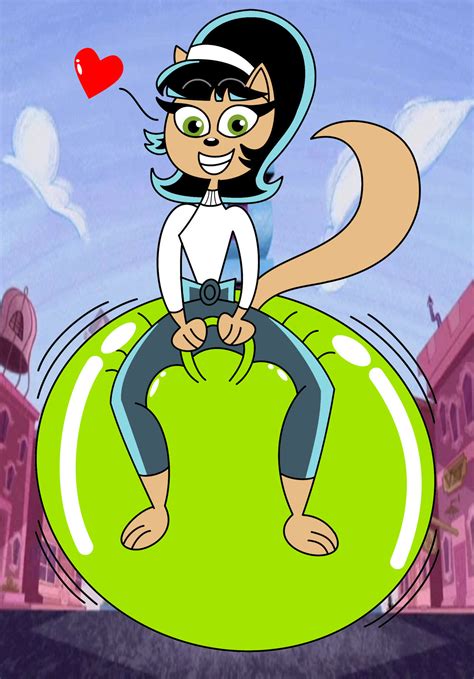 Request - Kitty Katswell bouncing on hopper ball by Ga-bi17 on DeviantArt
