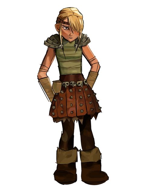 astrid hofferson (how to train your dragon and 1 more) drawn by httyd43
