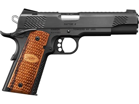 Kimber Raptor II 45 ACP Pistol 5 Barrel 8+1 Round Black Slide Wood