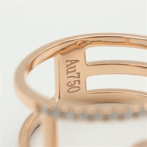 rose gold diamond ring ebth