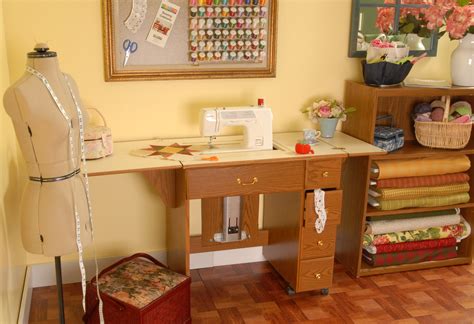 sewing room/craft room idea | Sewing cabinet, Sewing furniture, Sewing table