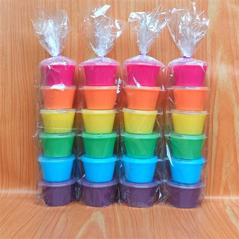 jual bonus slime tofu slime mini slime anak slime pelangi slime