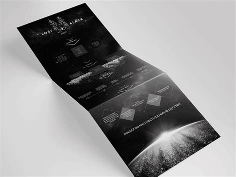 lost  black infographic  katarzyna kwiatkowska  dribbble