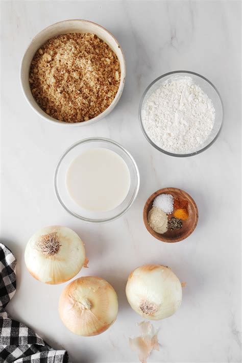 Vegan Crispy Baked Onion Rings - Clean Green Simple