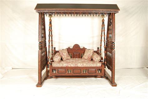 maharaja style indian swing jhoola  living room  desiclik