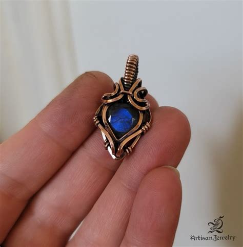 faceted labradorite handmade pendant  zdartisanjewelry ig steam