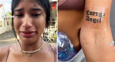 Aussie model in tears over $120 tattoo mistake in Bali