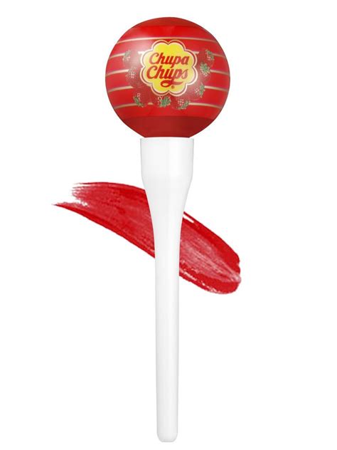 CHUPA CHUPS Губная помада, жидкая помада-тинт в оттенке "Strawberry ...