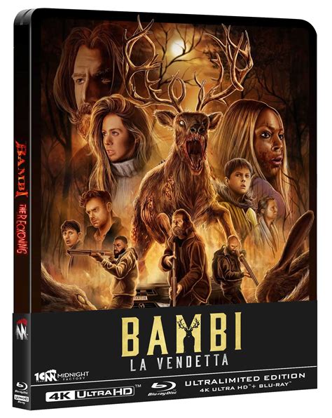 4k ultra HD+bluray - Bambi - La vendetta - Limited Edition- SteelBook