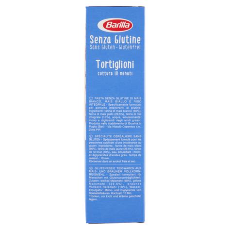 Barilla Tortiglioni Senza Glutine 500g | Carrefour