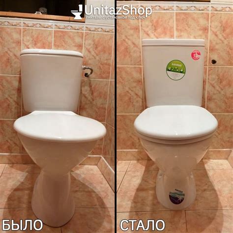 Наши работы по установке унитазов Сантек Лига - Фотоотчет UnitazShop