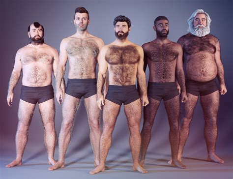 Jepe's dForce Omni Body Hair Sets | Daz 3D