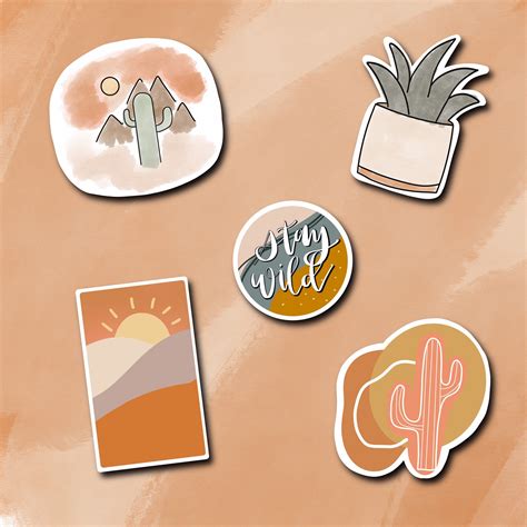 Potted House Plants Vinyl DieCut Sticker Bundle Bullet Journal Plant ...