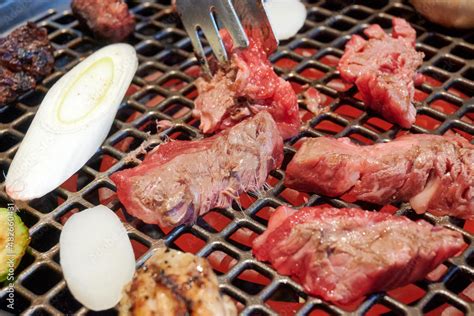 BBQ food in Korean style. Stock Photo | Adobe Stock