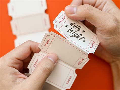 Blank Tickets / Customized Tickets (12 Tickets TOTAL) - Etsy | Custom