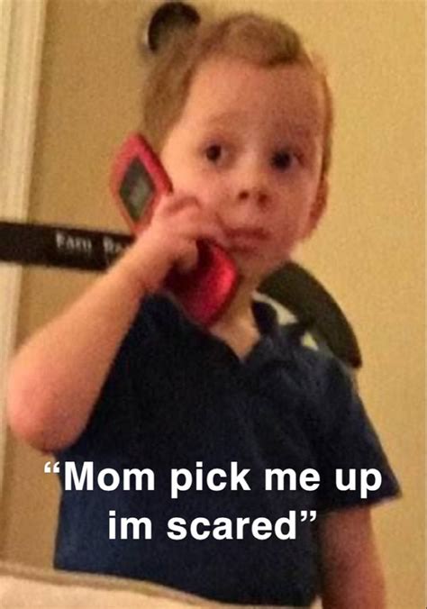 calling mom moms pick funny profile pictures scared meme